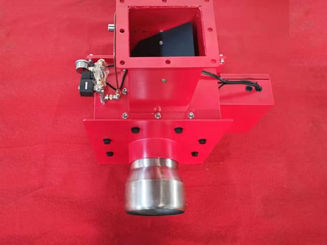 VANCE oilfield burner combustion burner unit operating on mobile boiler truck at oilfield wellsite showing stable blue flame combustion output and burner management controller display during active field heating program